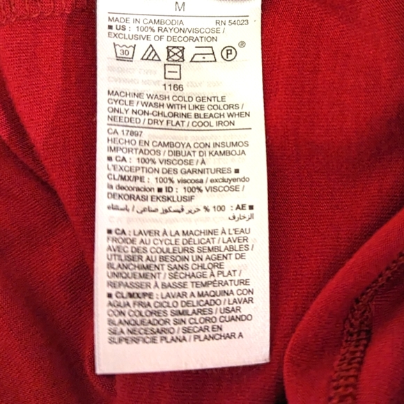 ❤️Old Navy Long Sleeve Burgundy/Maroon Top - Picture 7 of 8